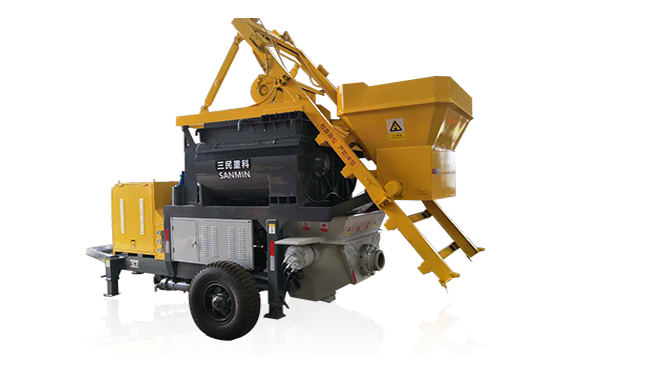 混凝土輸送泵-強(qiáng)制式攪拌拖泵