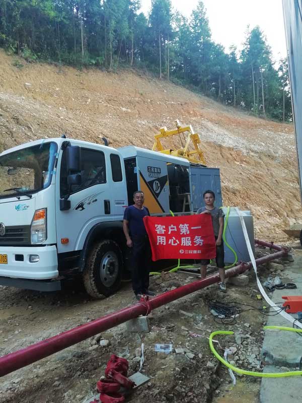 攪拌拖泵一體機